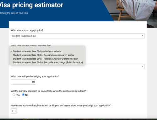 Is Australia planning to update fees based on nationality?